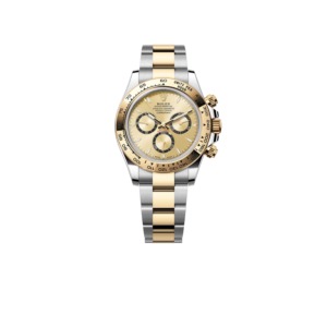 Rolex Cosmograph Daytona 40 Watch Silver/Gold Toned Yellow Dial 40mm For Men 126503-0004