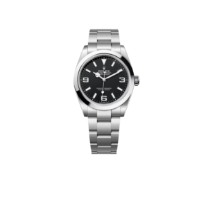 Rolex Explorer 40 Watch Silver Toned Black Dial 40mm For Men 224270-0001