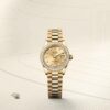Rolex Lady-Datejust Watch Gold Toned Champagne Dial 28mm For Women M279138RBR-0023 - Image 2