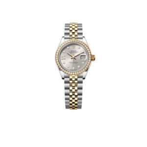 Rolex Lady-Datejust Watch Silver/Gold Toned Silver Dial 28mm For Women 279383RBR-0003