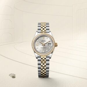 Alternative view of Rolex Lady-Datejust Watch Silver/Gold Toned Silver Dial 28mm For Women 279383RBR-0003