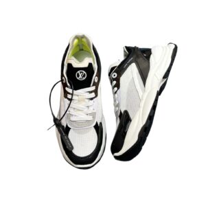 Louis Vuitton Run 55 Sneaker White And Black For Men