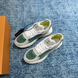 Alternative view of Louis Vuitton Run 55 Sneaker Green For Men