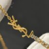 Saint Laurent Cassandre Charm Bracelet In Crystal And Gold For Women 712345Y15268066 YSL - Image 6