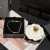 Saint Laurent Cassandre Charm Bracelet In Crystal And Gold For Women 712345Y15268066 YSL - Image 3