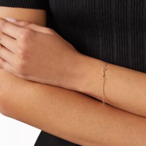 Alternative view of Saint Laurent Cassandre Charm Bracelet Rose Gold For Women 635533Y15008096