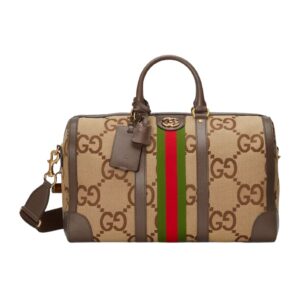 Gucci Savoy Small Duffle Bag Brown 17.3 in/43 cm 724642 UKMKG 8396