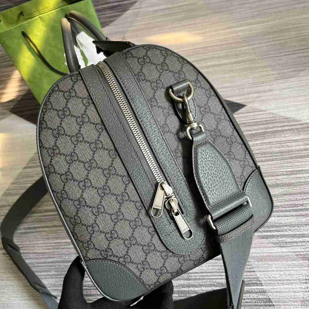 Gucci Savoy Small Duffle Bag Grey 17.7 in/45 cm 724642 UULHK 8576