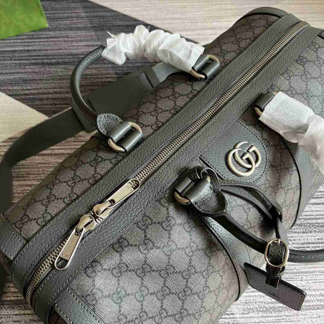 Gucci Savoy Small Duffle Bag Grey 17.7 in/45 cm 724642 UULHK 8576