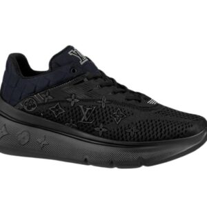 Louis Vuitton Show Up Sneaker Black For Men 1A9JRO