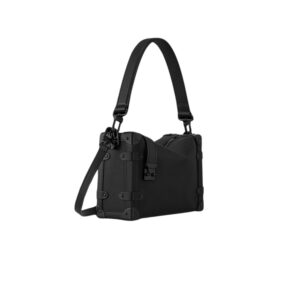 Alternative view of Louis Vuitton Side Trunk MM Shoulder Bag 9.3in/ 23.5cm Black Black Hardware For Women M24309