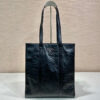 Small Antiqued Nappa Tote Bag In Black For Women 12.9 in/ 33cm 1BG459_UVL_F0002_V_OOO - Image 3