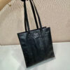 Small Antiqued Nappa Tote Bag In Black For Women 12.9 in/ 33cm 1BG459_UVL_F0002_V_OOO - Image 4
