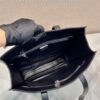 Small Antiqued Nappa Tote Bag In Black For Women 12.9 in/ 33cm 1BG459_UVL_F0002_V_OOO - Image 9