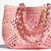 Chanel Shopping Small Tote Bag 12.5in/ 32cm Pink Gold Hardware For Women AS4714 B15546 NW425 - Image 3