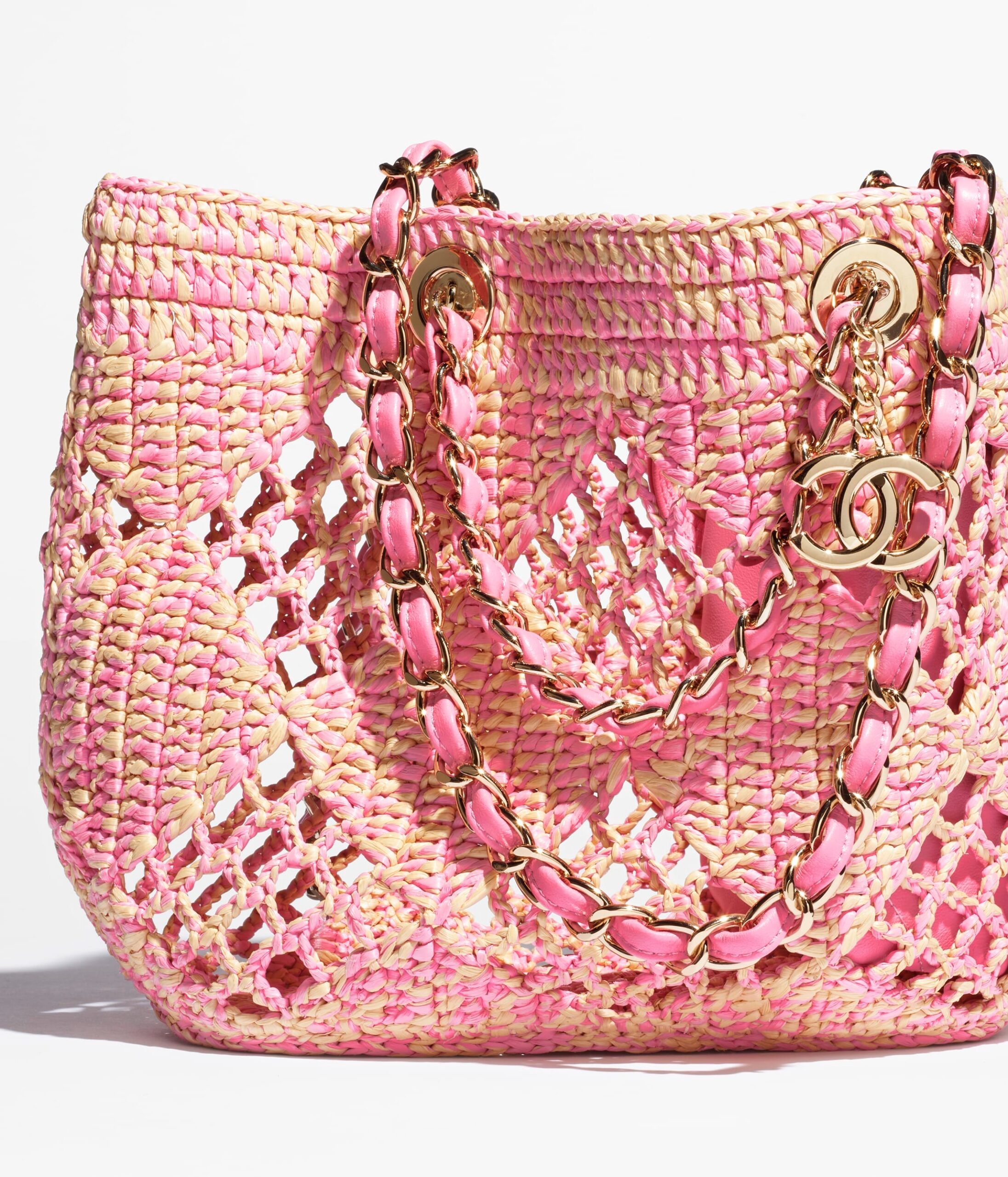 Chanel Shopping Small Tote Bag 12.5in/ 32cm Pink Gold Hardware For Women AS4714 B15546 NW425 - Image 3