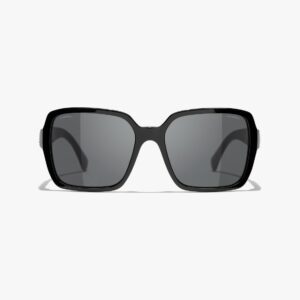 Alternative view of Chanel Square Sunglasses Black For Women A71305 X08101 S2610