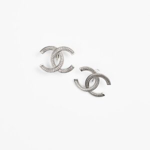 Alternative view of Chanel Stud Earrings Silver For Women ABE250 B18058 NZS81