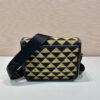Prada Symbole Embroidered Fabric Bag In Beige For Women 8.6 in/ 22 cm 2VD034_2FKL_F0Y30_V_XOP - Image 4