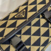 Prada Symbole Embroidered Fabric Bag In Beige For Women 8.6 in/ 22 cm 2VD034_2FKL_F0Y30_V_XOP - Image 7