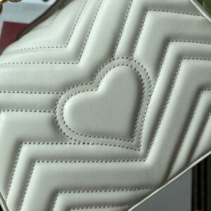 Alternative view of Gucci GG Marmont Mini Top Handle Bag White For Women, Women's Bags 8.3in/21cm GG ‎547260 DTDIT 9022