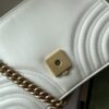 Gucci GG Marmont Mini Top Handle Bag White For Women, Women's Bags 8.3in/21cm GG 547260 DTDIT 9022 - Image 8