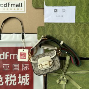 Gucci Horsebit 1955 Strap Wallet Brown For Women, Women's Bags 4.7in/12cm GG ‎