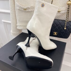 Chanel Women's Short Boots White For Women
