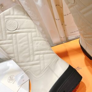 Alternative view of Hermes Fuji Boots White For Women H222048Z F8360