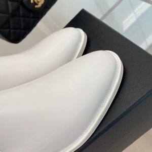 Alternative view of Chanel Women's Ankle Boots With Chain White For Women 1.5in/4cm