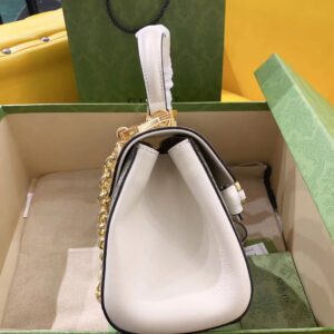 Alternative view of Gucci Horsebit 1955 Mini Bag White For Women, Women's Bags 8.7in/22cm GG ‎703848 92TCK 9761