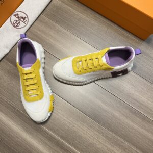 Hermes Bouncing Sneakers Yellow For Men