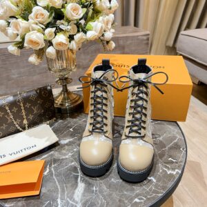 Alternative view of Louis Vuitton Women's Star Trail Ankle Boots Beige For Women LV