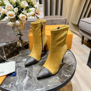 Louis Vuitton Women's Cherie Ankle Boots Yellow Women LV