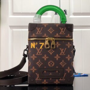 Alternative view of Louis Vuitton Vertical Box Trunk Bag Monogram Brown For Women 8.6in/22cm