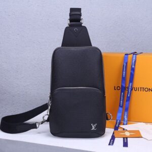 Alternative view of Louis Vuitton Avenue Sling Bag Taiga Black For Men, Men's Bags, Messenger And Crossbody Bags 12.2in/31cm LV M30443