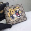 Gucci Tiger Print GG Supreme Bi-Fold Wallet For Men, Men's Wallet 11cm/4.3in GG 451268 K5Z1N 8666 - Image 5