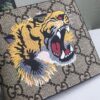 Gucci Tiger Print GG Supreme Bi-Fold Wallet For Men, Men's Wallet 11cm/4.3in GG 451268 K5Z1N 8666 - Image 6