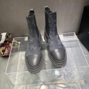 Alternative view of Chanel Women's Ankle Boots Grey For Women 0,7in/ 2cm