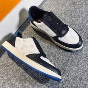 Louis Vuitton Rivoli Sneaker Black And White For Men LV