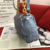Bottega Veneta Crossbody Bag Blue, For Women, Women's Bags 9.4in/24cm - Image 6