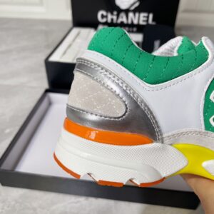 Alternative view of Chanel Women's Sneakers In Fabric Green For Women