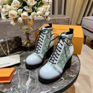 Alternative view of Louis Vuitton Women's Star Trail Ankle Boots Green For Women LV
