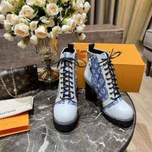 Louis Vuitton Women's Star Trail Ankle Boots Blue For Women LV
