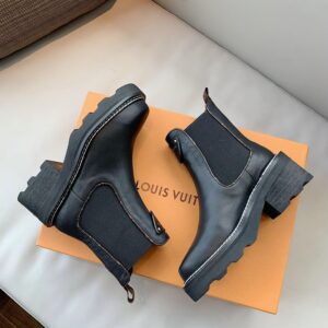 Alternative view of Louis Vuitton Women's LV Beaubourg Ankle Boots Black For Women LV 1A8947