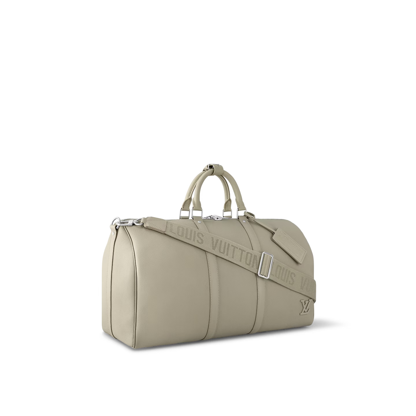 Louis Vuitton Keepall Bandouliere 50 Travel Bag 19.7in/ 50cm Sage Palladium Hardware M22609