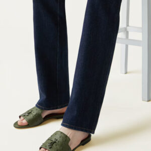 Alternative view of Loro Piana Summer Charms Sandal Dark Lichen Green For Women - FAL0468 50OM