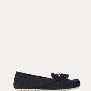 Alternative view of Loro Piana Dot Sole Walk Loafers Navy Blue For Women - FAN0109 W000