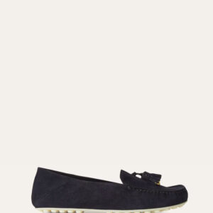 Alternative view of Loro Piana Dot Sole Walk Loafers Blue Navy/Sun Gold For Women - FAN0109 W1B4