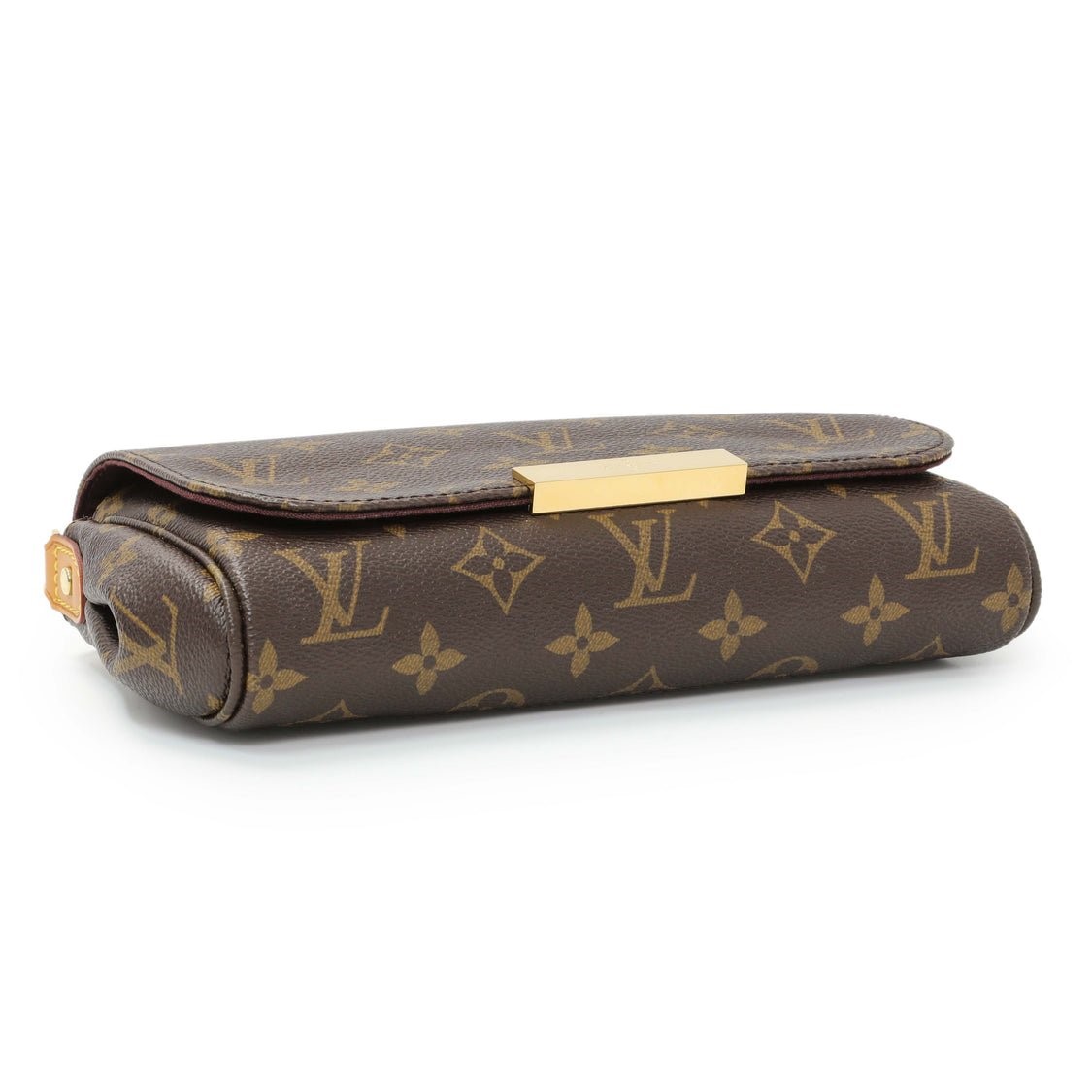 Louis Vuitton Favorite PM Crossbody Bag 9.5in/ 24cm Brown Monogram Canvas Gold Hardware For Women M40717